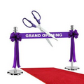 Grand Op0ening Kit-36" Ceremonial Scissors, Ribbon, Bows, Stanchions, Carpet